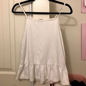J. Crew White Tank-top